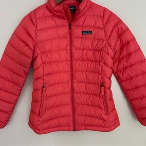 Patagonia Down Sweater Jacket Pink Girls Kids Size L 12